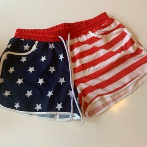 NWT American Flag Shorts